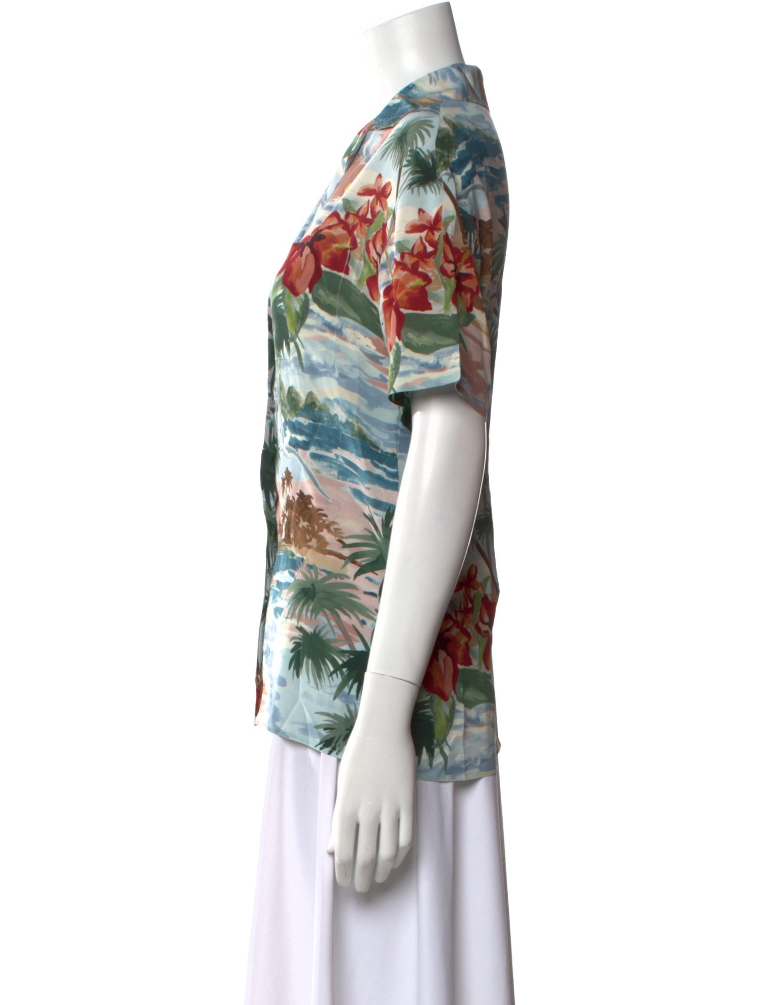 Valentino Silk Printed Blouse