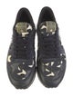 Valentino Rockstud Accents Suede Sneakers
