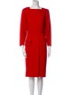 Valentino Wool Midi Length Dress