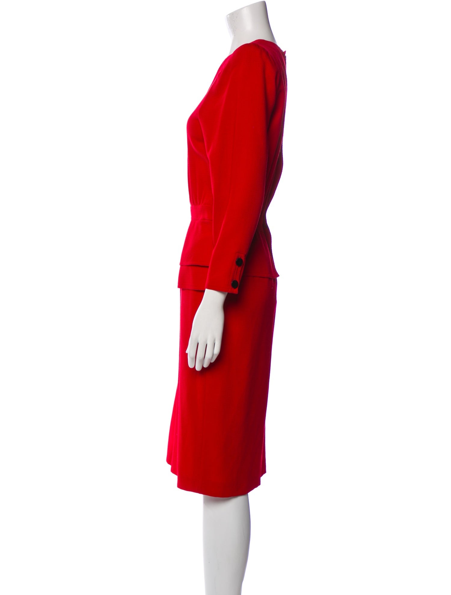 Valentino Wool Midi Length Dress