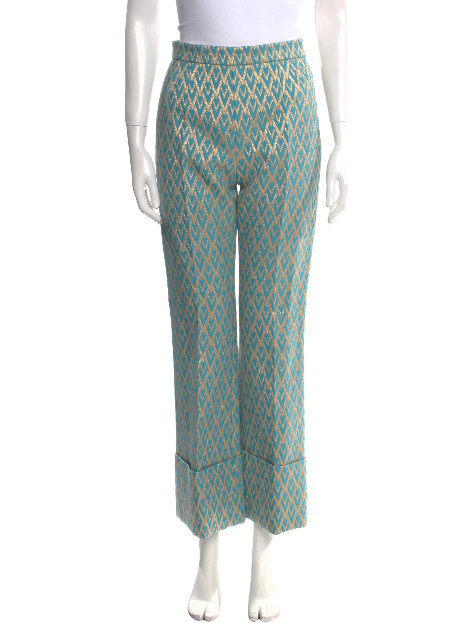 Valentino Wool Wide Leg Pants