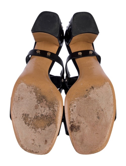 Valentino Quilted Pattern Leather Sandals