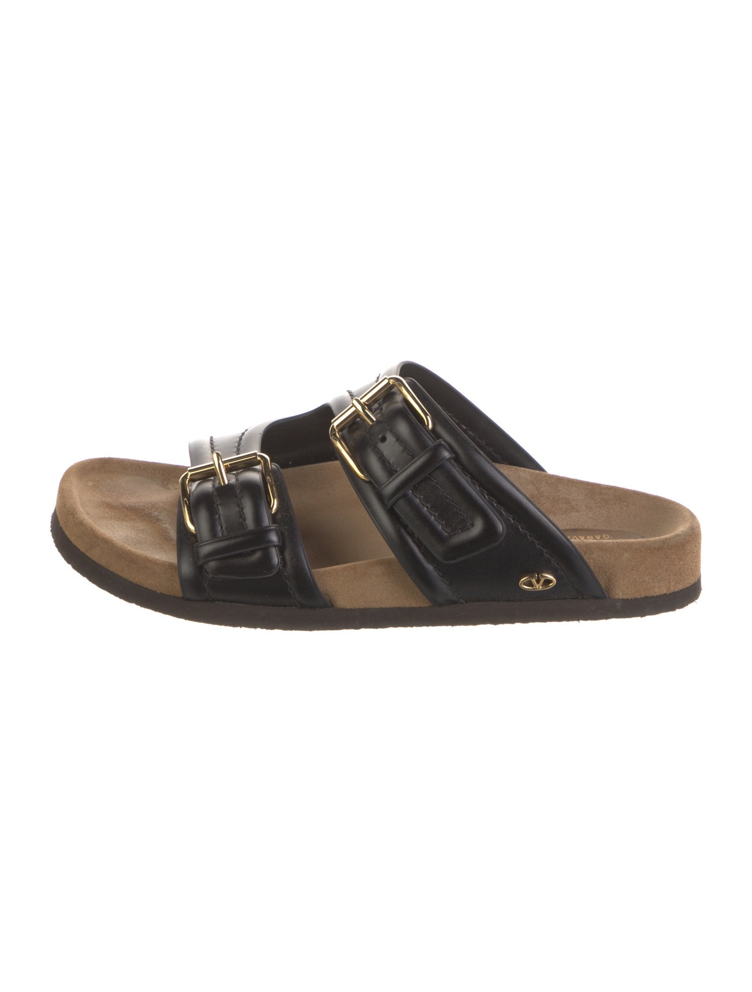 Valentino Leather Slides