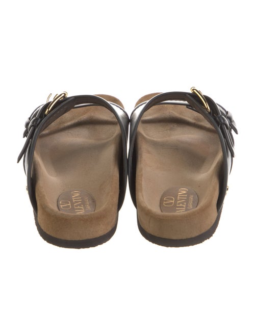 Valentino Leather Slides