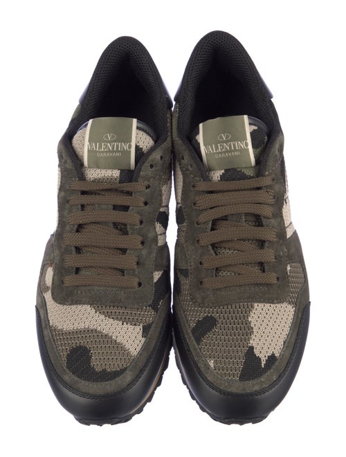 Valentino Suede Printed Loafer Sneakers