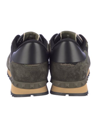 Valentino Suede Printed Loafer Sneakers