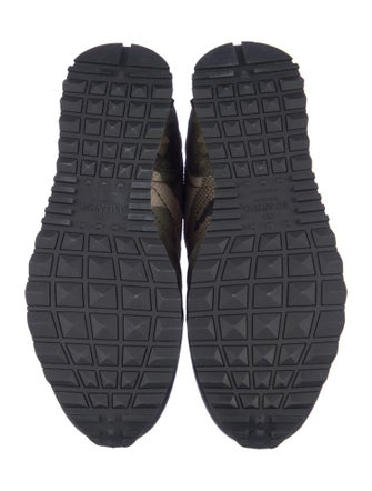 Valentino Suede Printed Loafer Sneakers