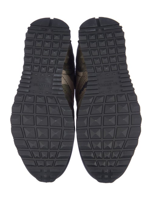 Valentino Suede Printed Loafer Sneakers