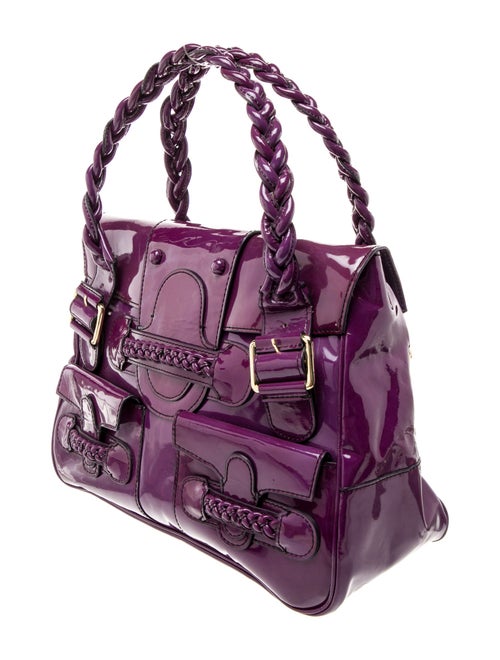 Valentino Patent Leather Top Handle Bag