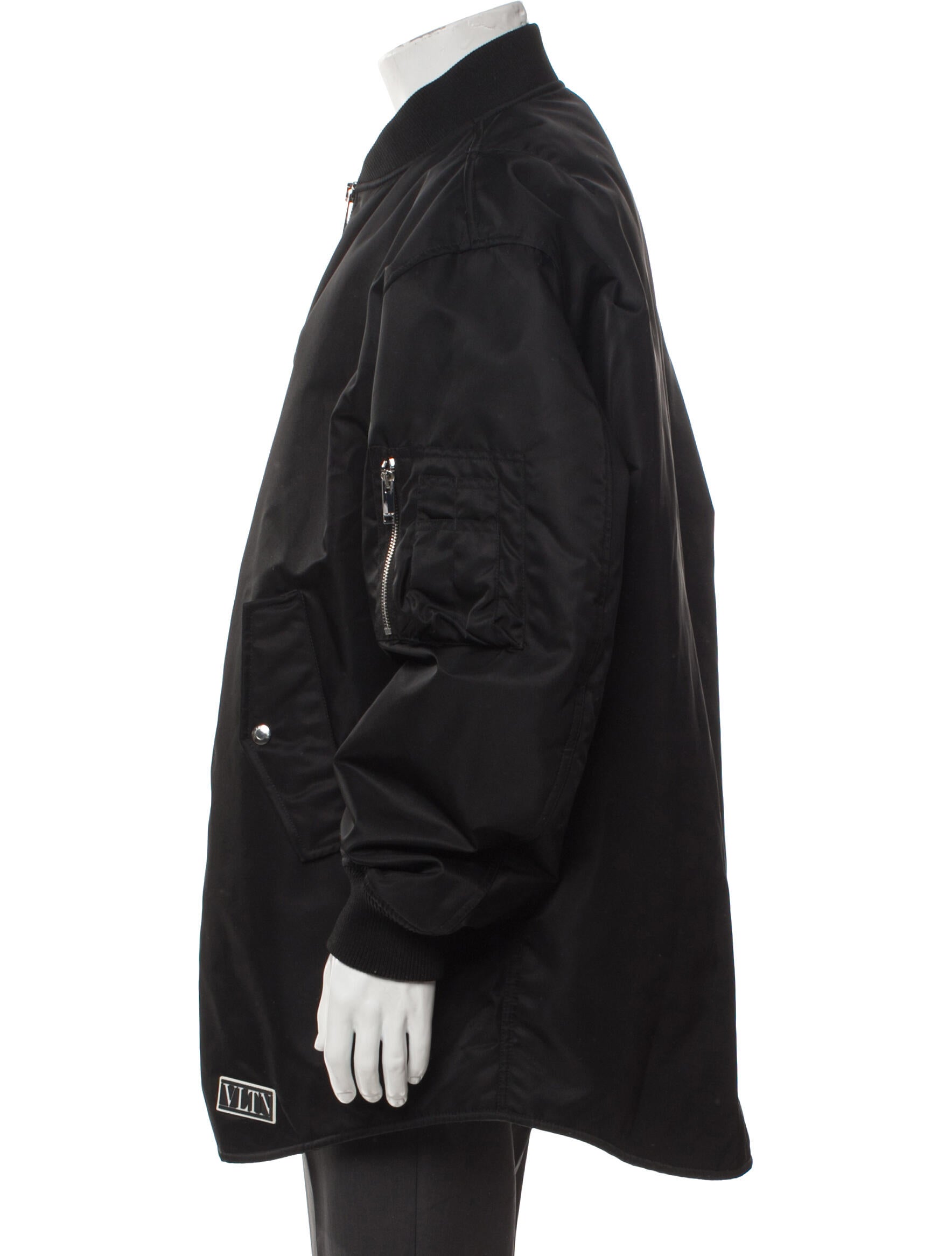 Valentino Rockstud Accents Bomber Jacket