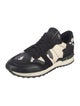 Valentino Rockstud Accents Leather Chunky Sneakers