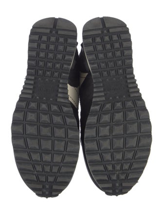 Valentino Rockstud Accents Leather Chunky Sneakers