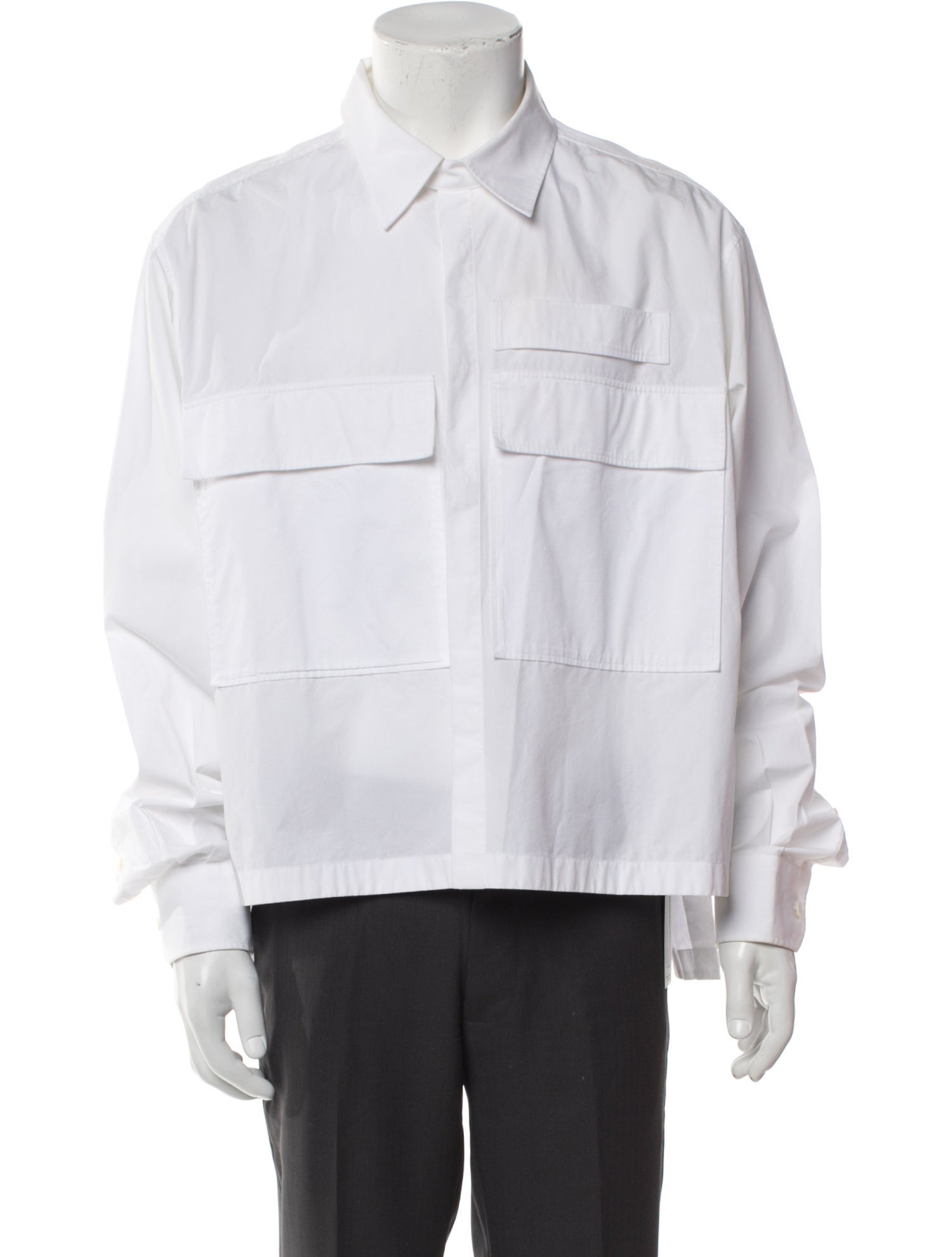 Valentino Rockstud Accents Long Sleeve Shirt