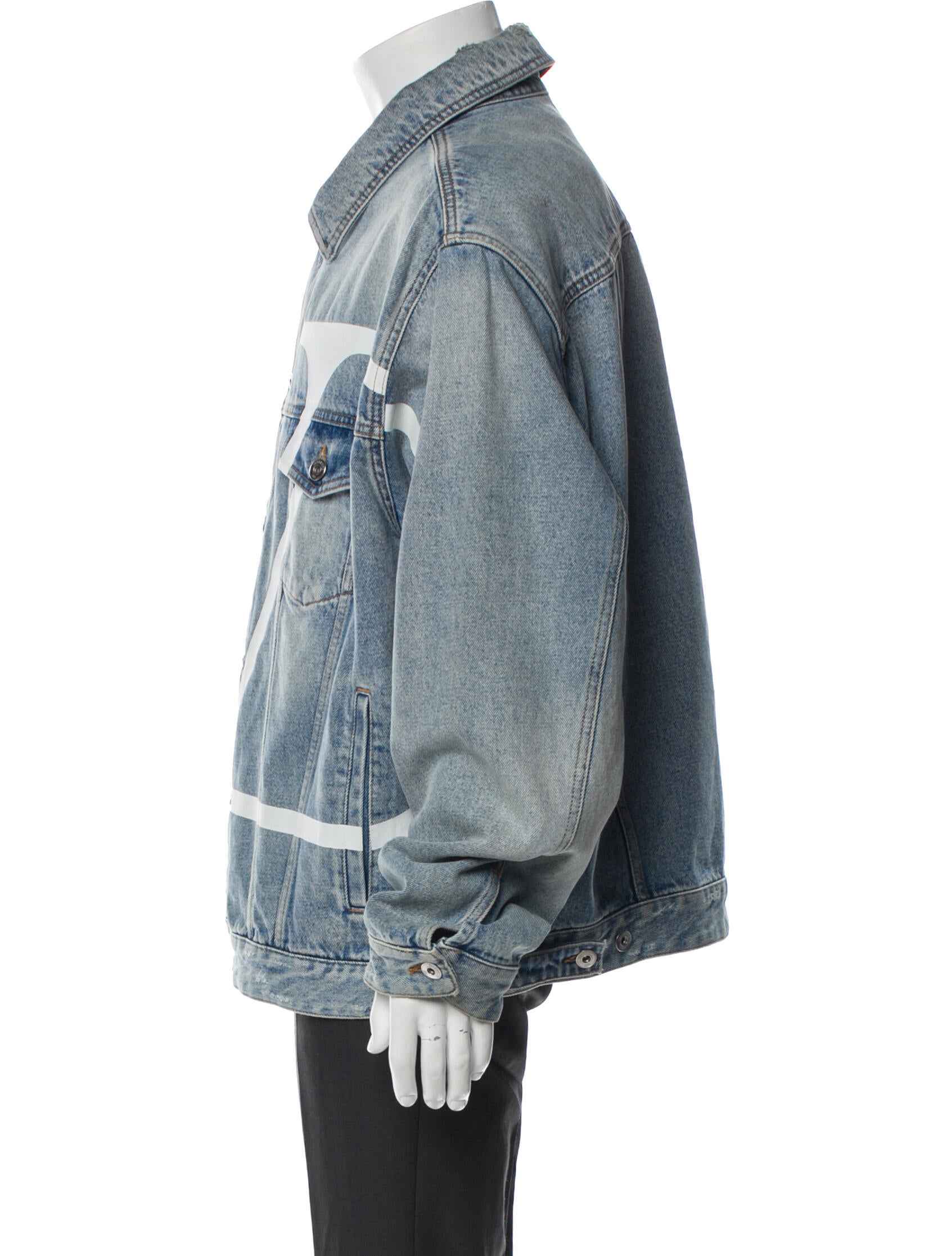 Valentino Printed Denim Jacket