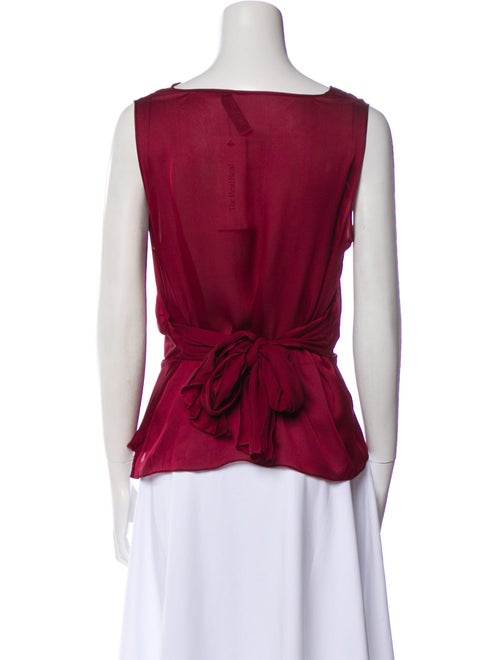 Valentino Silk Cowl Neck Top