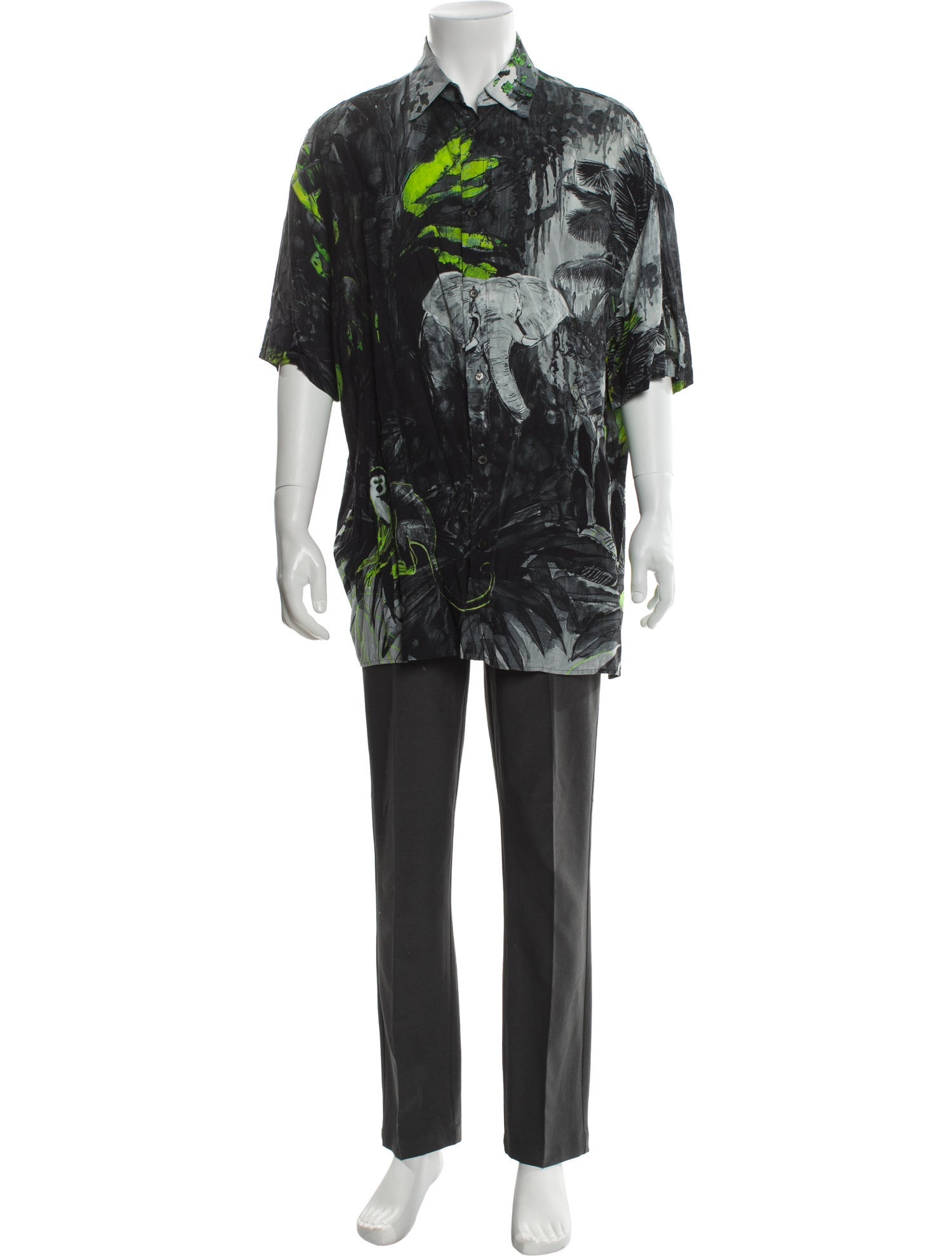 Valentino Printed Short Sleeve Shirt