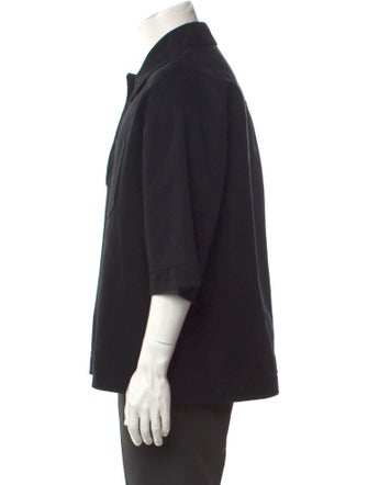 Valentino Crew Neck Three-Quarter Sleeve Polo Shirt