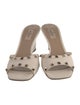 Valentino Rockstud Accents Leather Slides