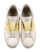 Valentino Rockstud Accents Leather Sneakers