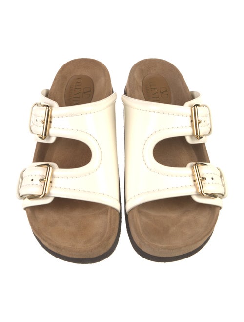 Valentino Leather Slides
