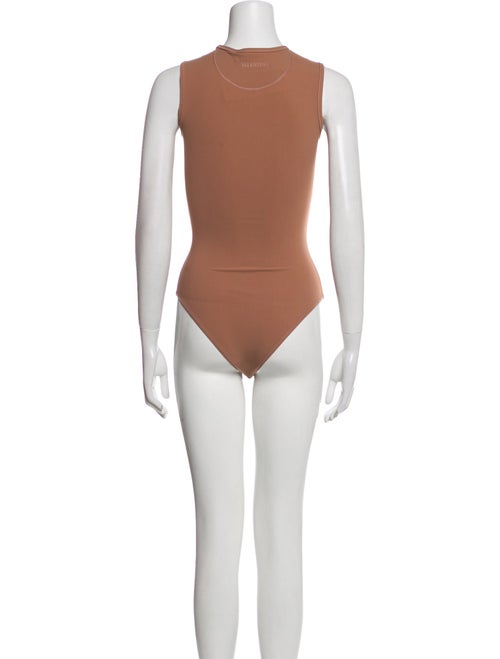 Valentino Crew Neck Sleeveless Bodysuit