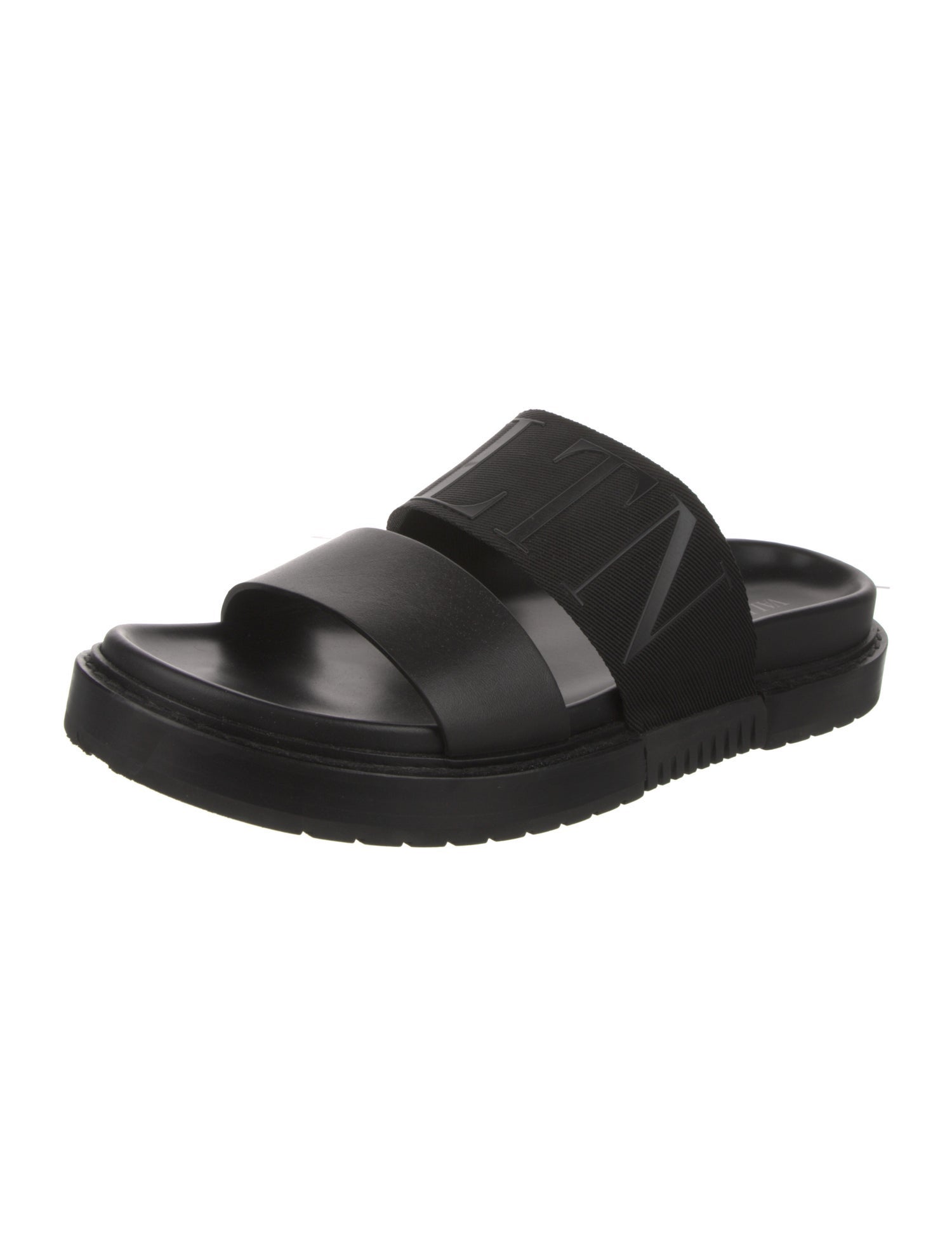 Valentino Leather Slides