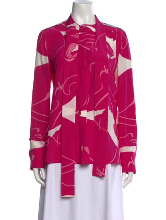 Valentino Silk Printed Blouse