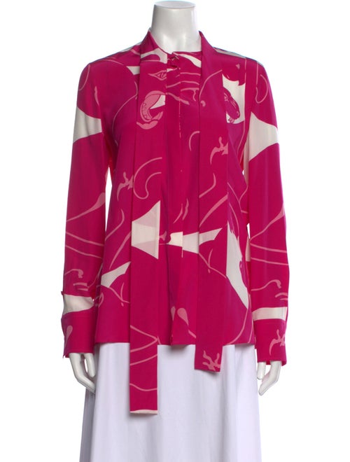 Valentino Silk Printed Blouse