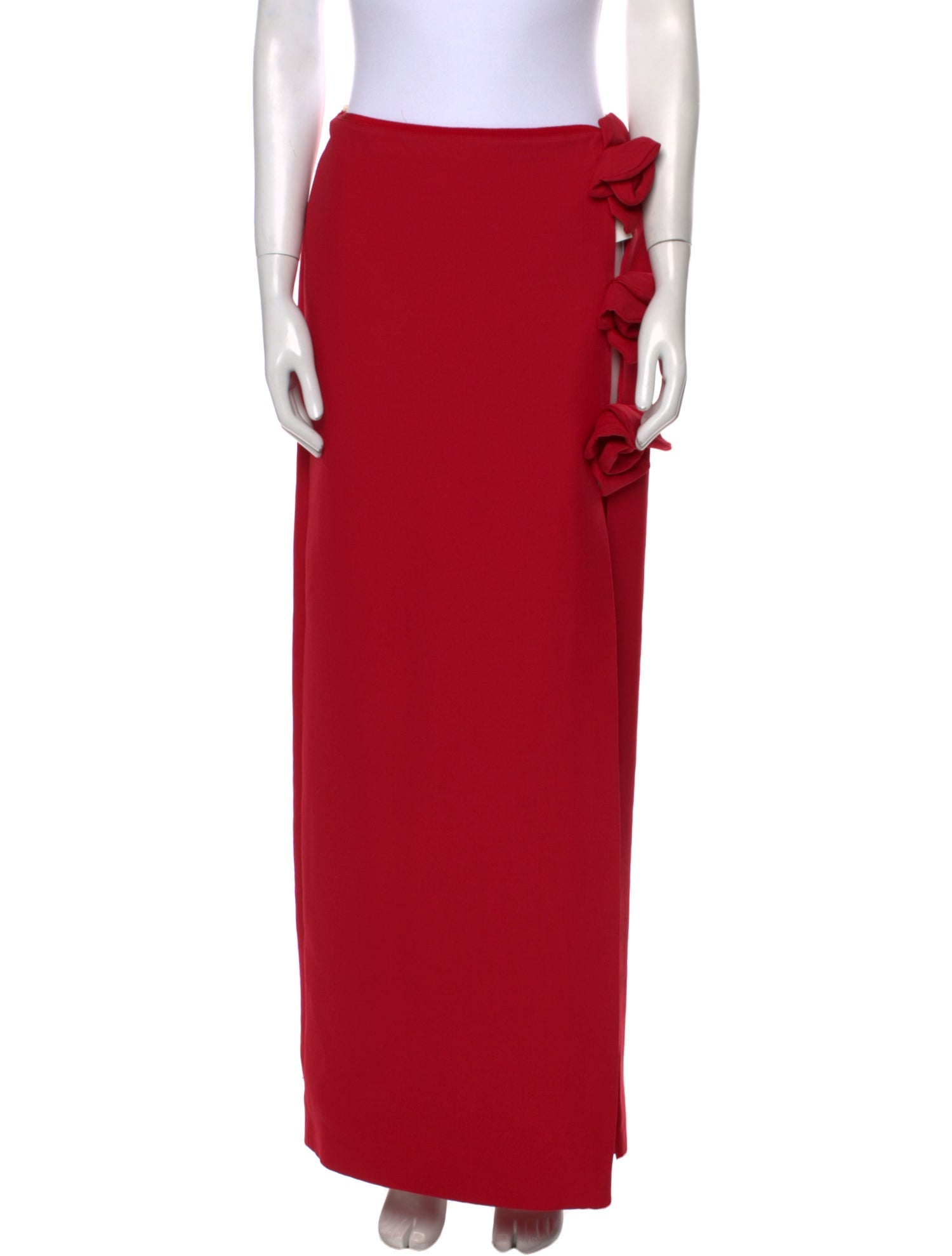 Valentino Virgin Wool Long Skirt