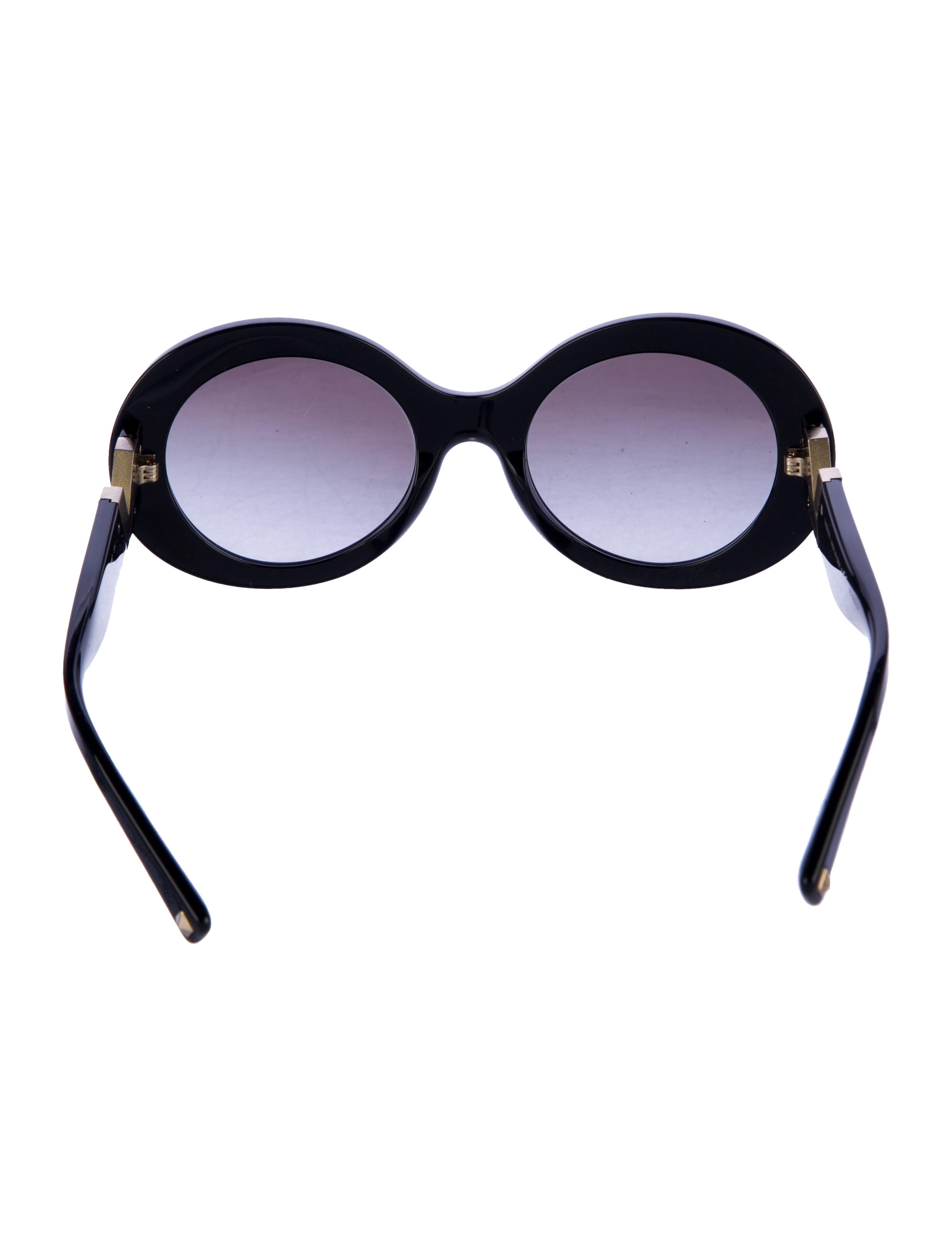Valentino Rockstud Accents Oversize Sunglasses