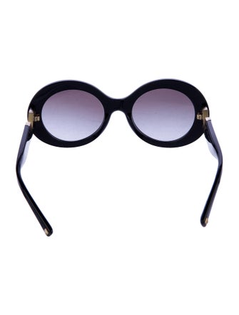 Valentino Rockstud Accents Oversize Sunglasses