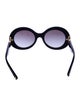 Valentino Rockstud Accents Oversize Sunglasses
