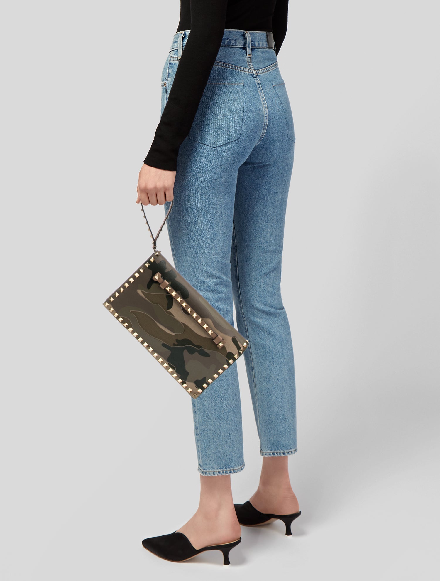 Valentino Rockstud Clutch