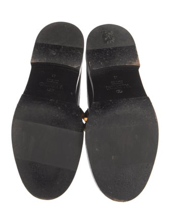 Valentino Rockstud Accents Leather Loafers