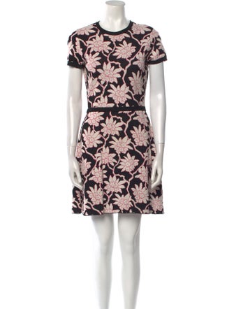 Valentino Floral Print Mini Dress