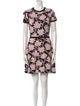Valentino Floral Print Mini Dress