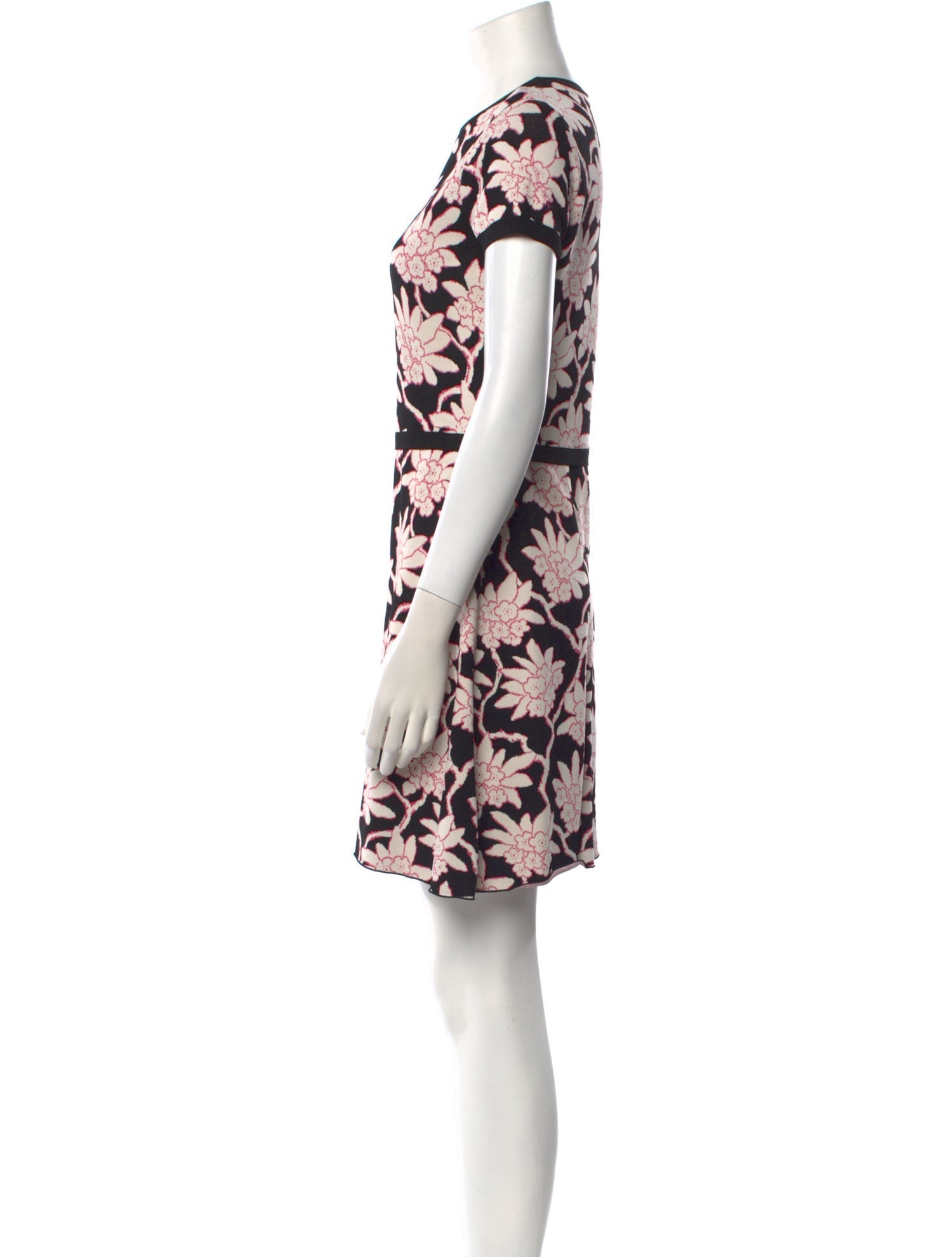 Valentino Floral Print Mini Dress