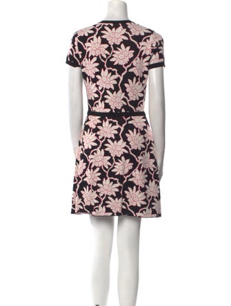 Valentino Floral Print Mini Dress