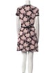 Valentino Floral Print Mini Dress
