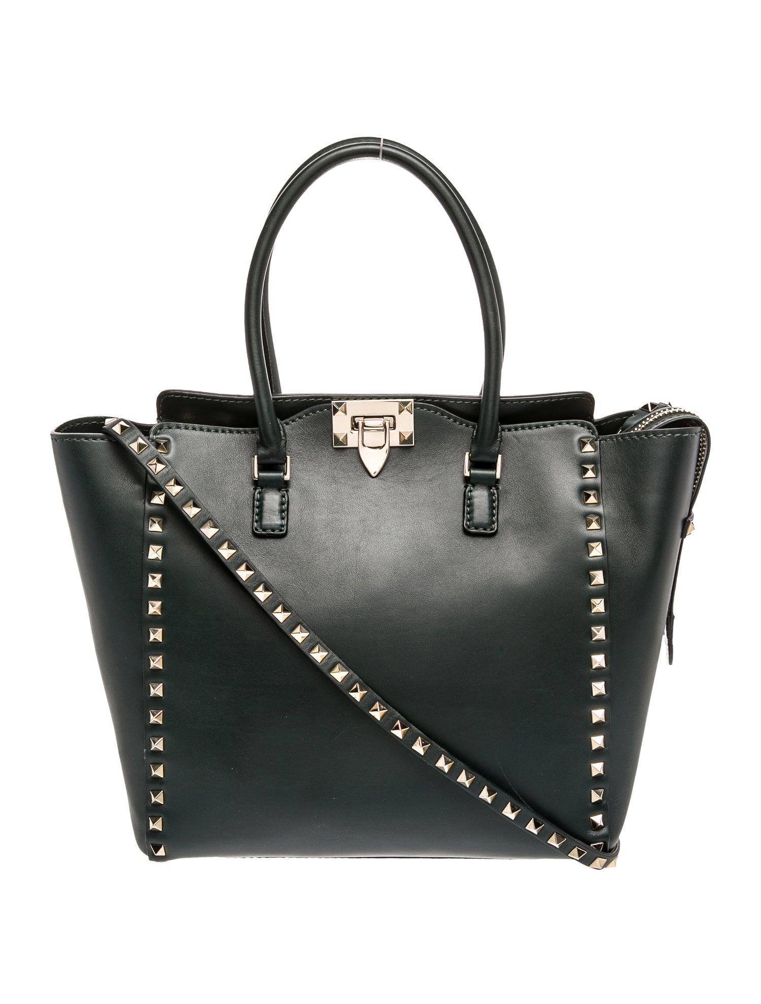 Valentino Rockstud Top Handle Bag