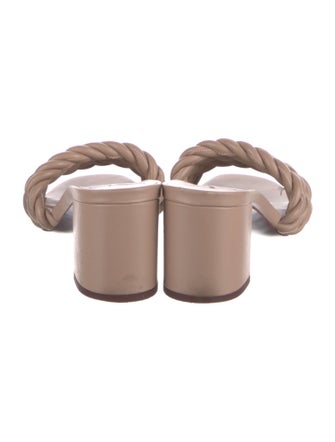 Valentino Leather Slides