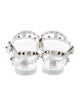 Valentino Rockstud Accents Rubber T-Strap Sandals