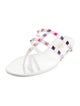 Valentino Rockstud Accents Rubber Slides