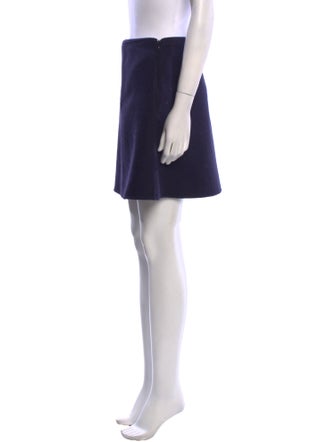 Valentino Virgin Wool Mini Skirt