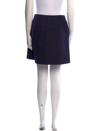 Valentino Virgin Wool Mini Skirt