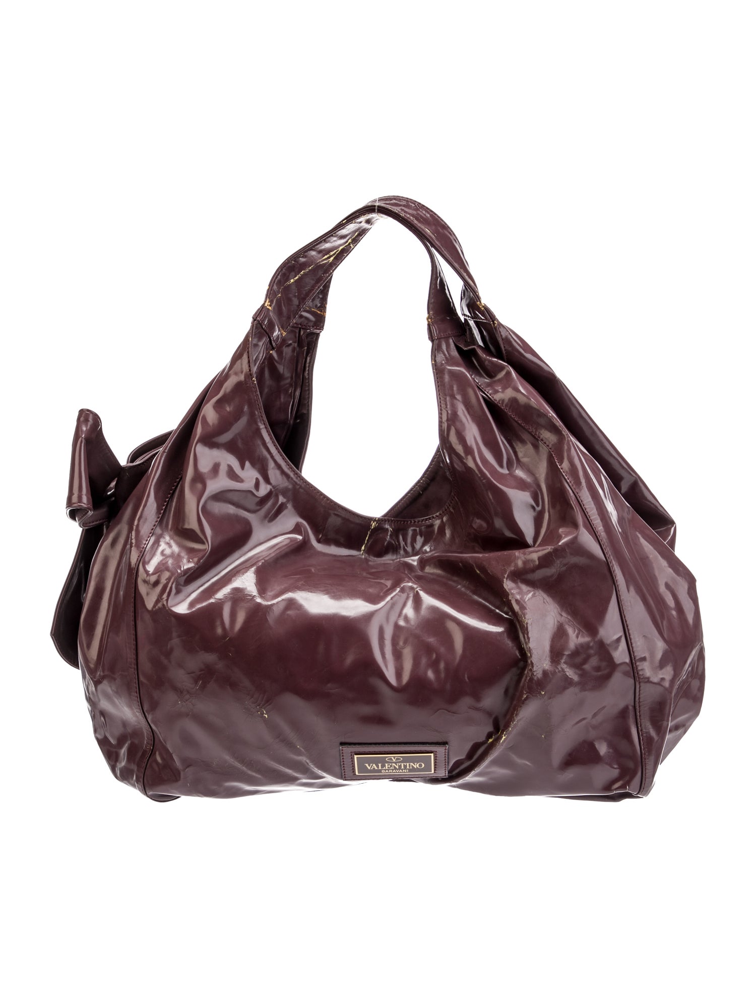Valentino Patent Leather Shoulder Bag