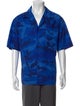 Valentino Camouflage Print Short Sleeve Shirt