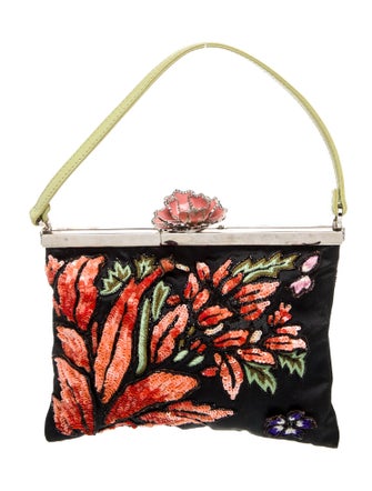 Valentino Satin Top Handle Bag