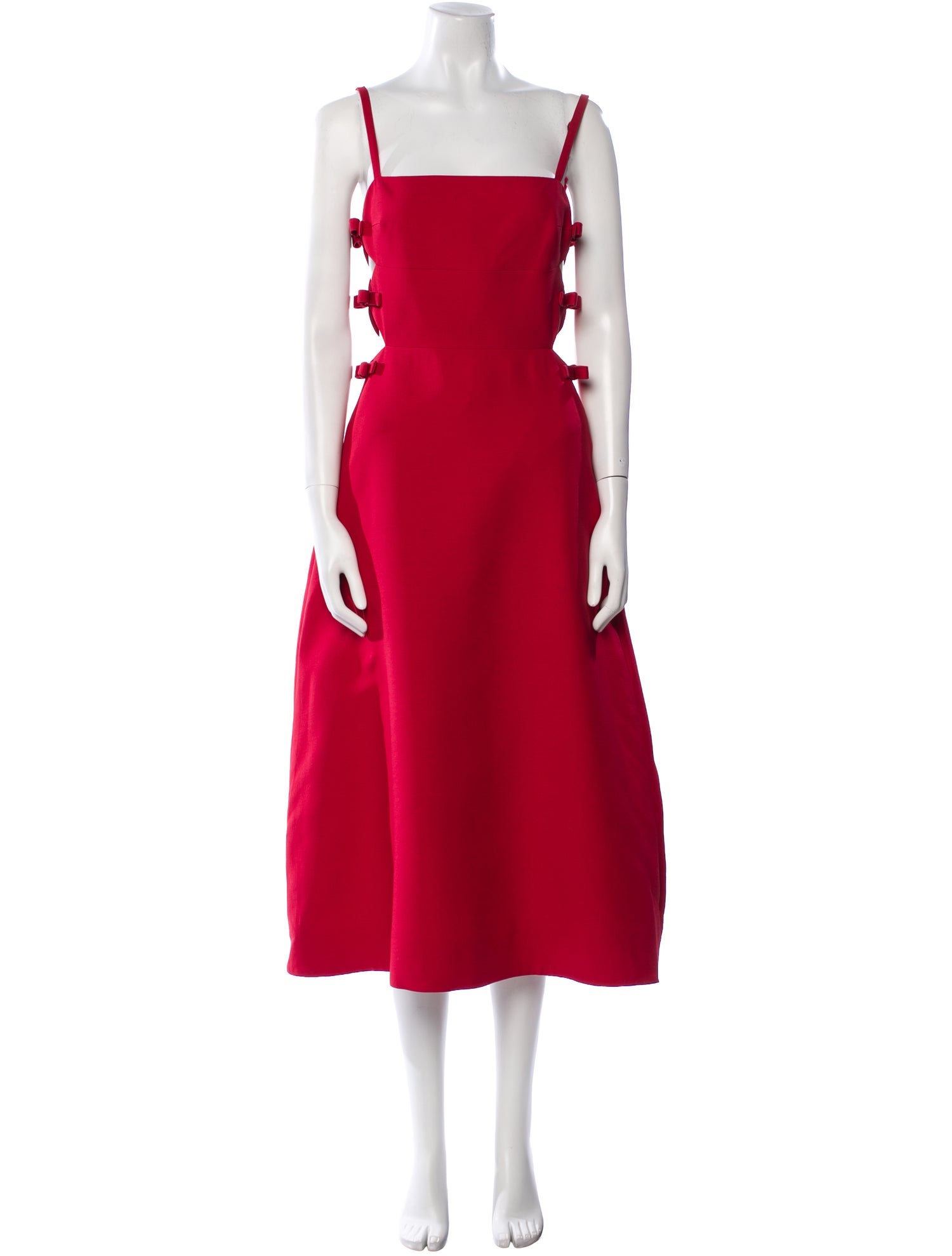Valentino Virgin Wool Midi Length Dress
