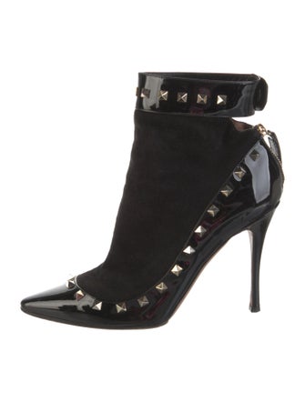 Valentino Rockstud Accents Patent Leather Pumps